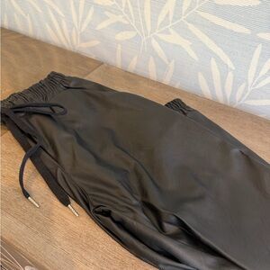 Black Italian Made Joggers